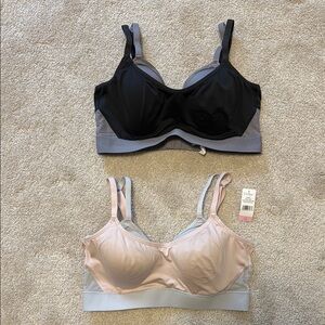 Women's Natori Black and Pink Sports Bras 36D